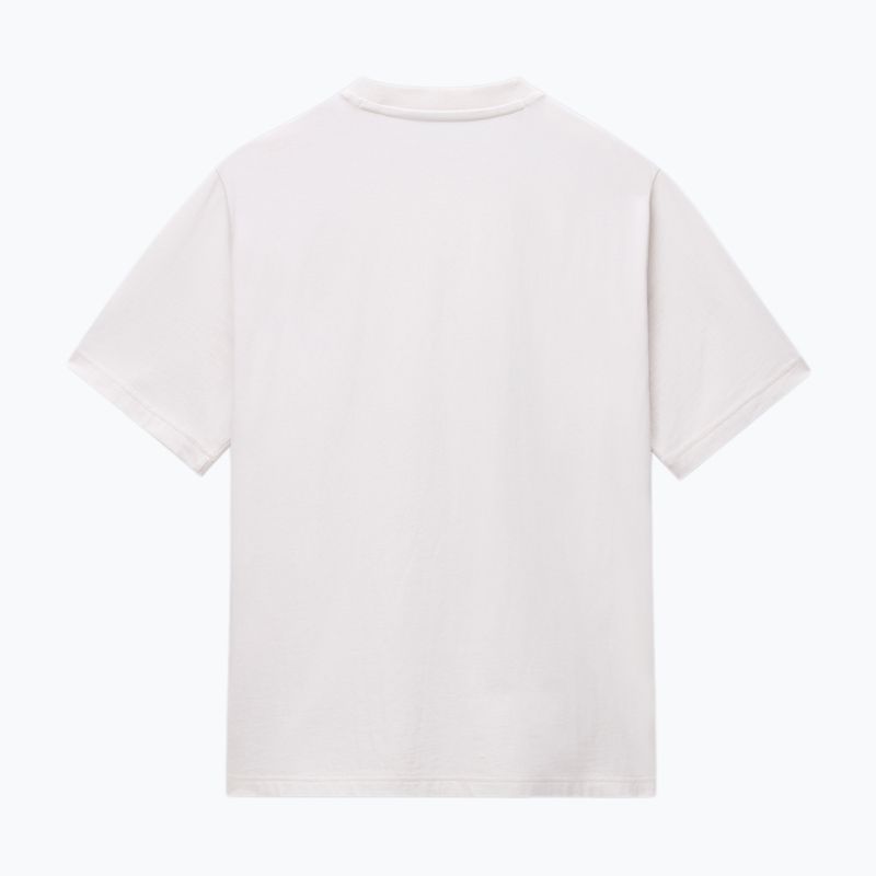 Pánské tričko Napapijri S-Box Logo white whisper 2