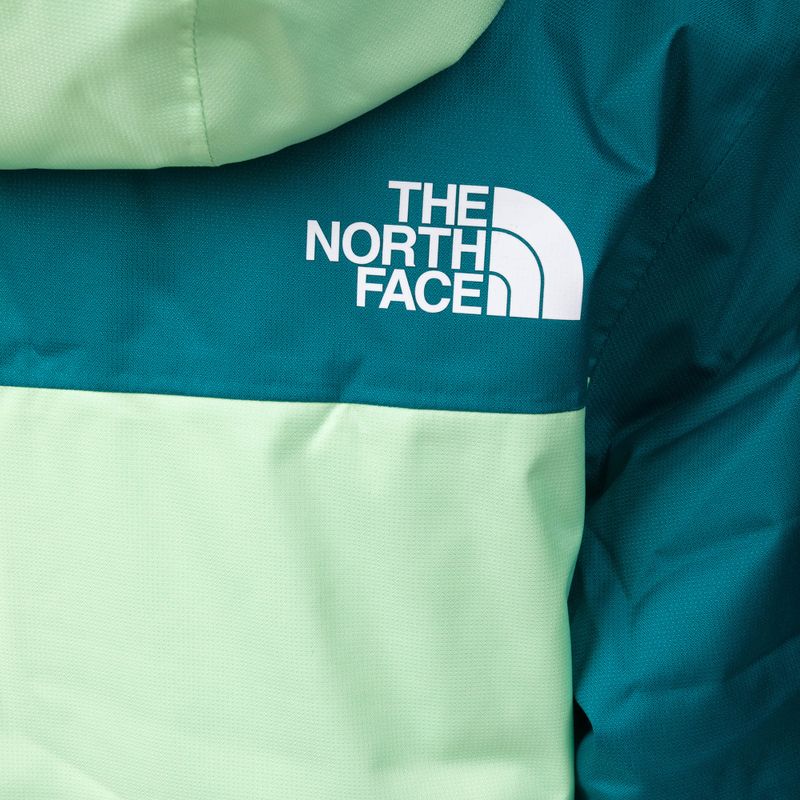 Dětská lyžařská bunda The North Face Teen Snowquest Plus Insulated tyrkysová NF0A7X3O 6