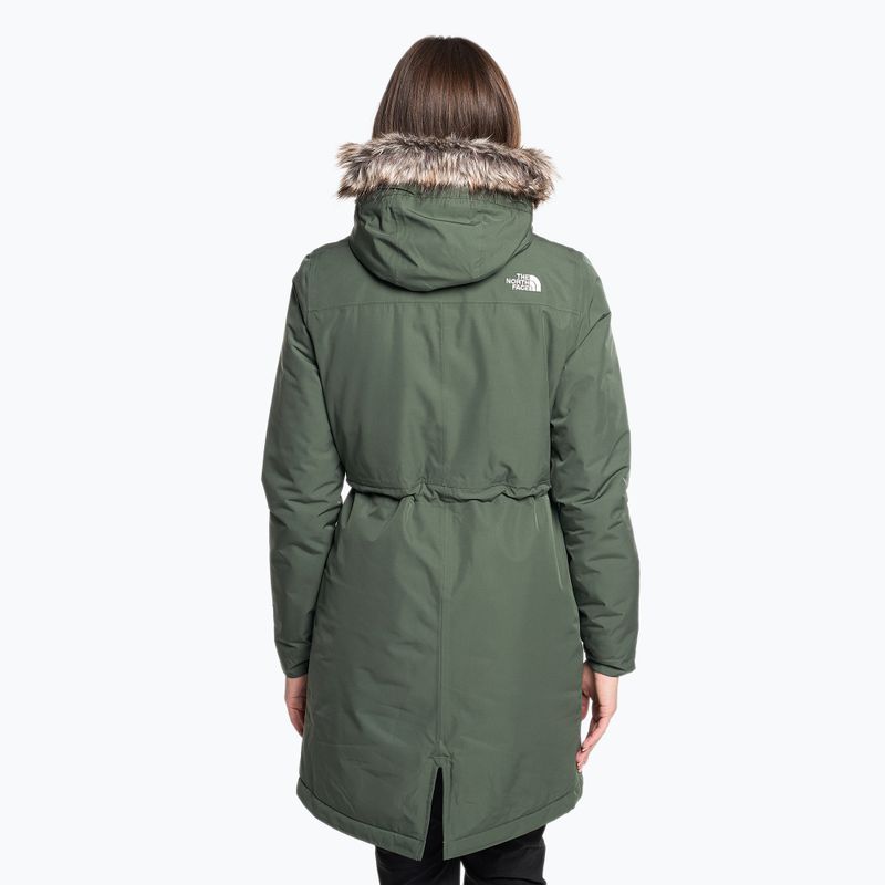 Dámská péřová bunda The North Face Zaneck Parka zelená NF0A4M8YNYC1 2