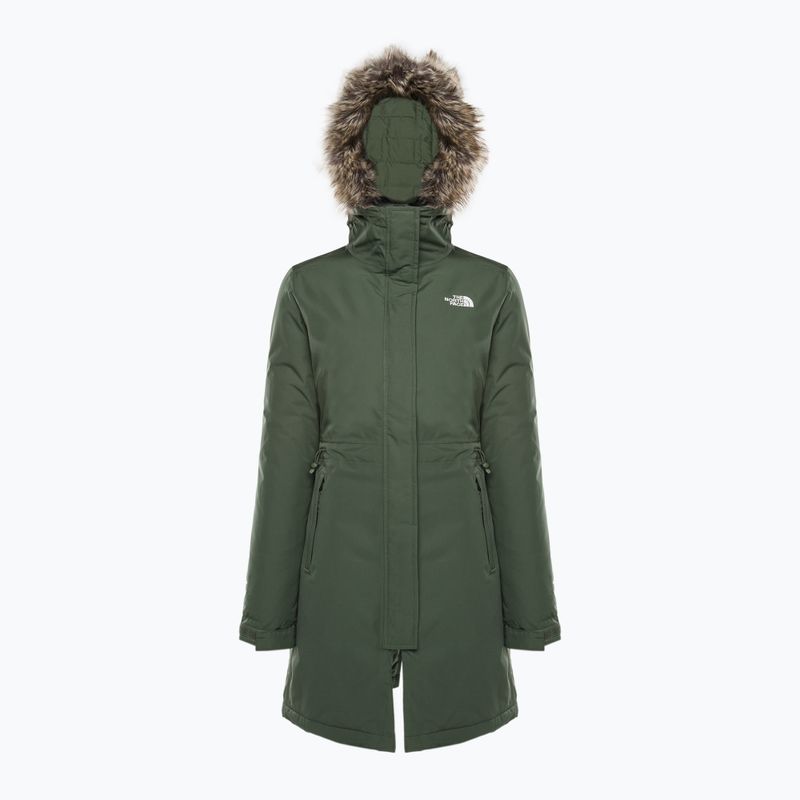 Dámská péřová bunda The North Face Zaneck Parka zelená NF0A4M8YNYC1 5
