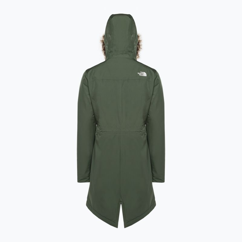Dámská péřová bunda The North Face Zaneck Parka zelená NF0A4M8YNYC1 6