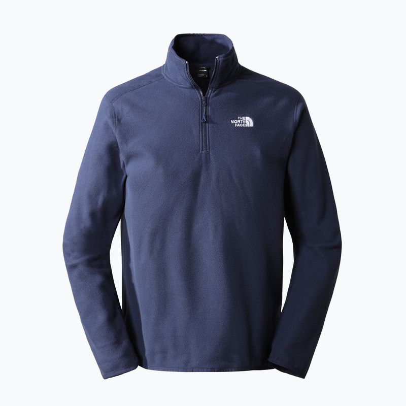 Pánská fleecová mikina The North Face 100 Glacier 1/4 Zip tmavě modrá NF0A5IHP8K21