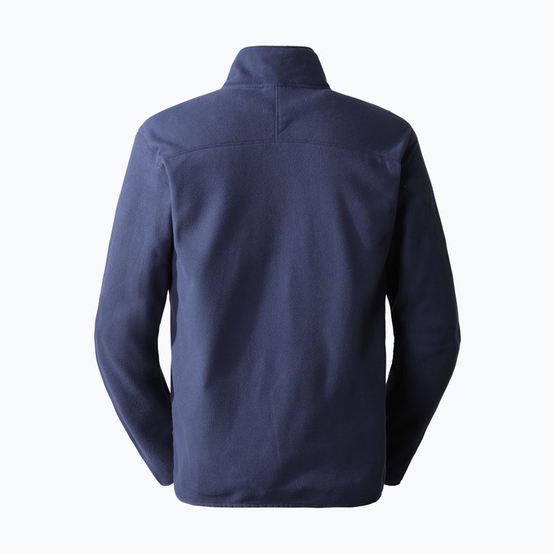 Pánská fleecová mikina The North Face 100 Glacier 1/4 Zip tmavě modrá NF0A5IHP8K21 2