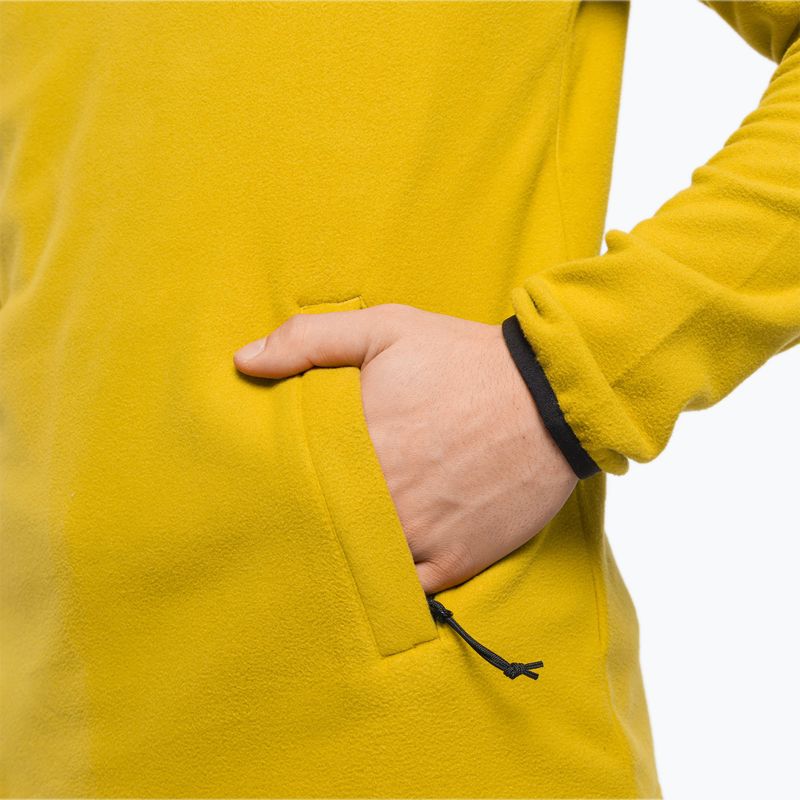 Pánská fleecová mikina The North Face Homesafe Snap Neck Fleece Pulovr žlutá NF0A55HM76S1 7