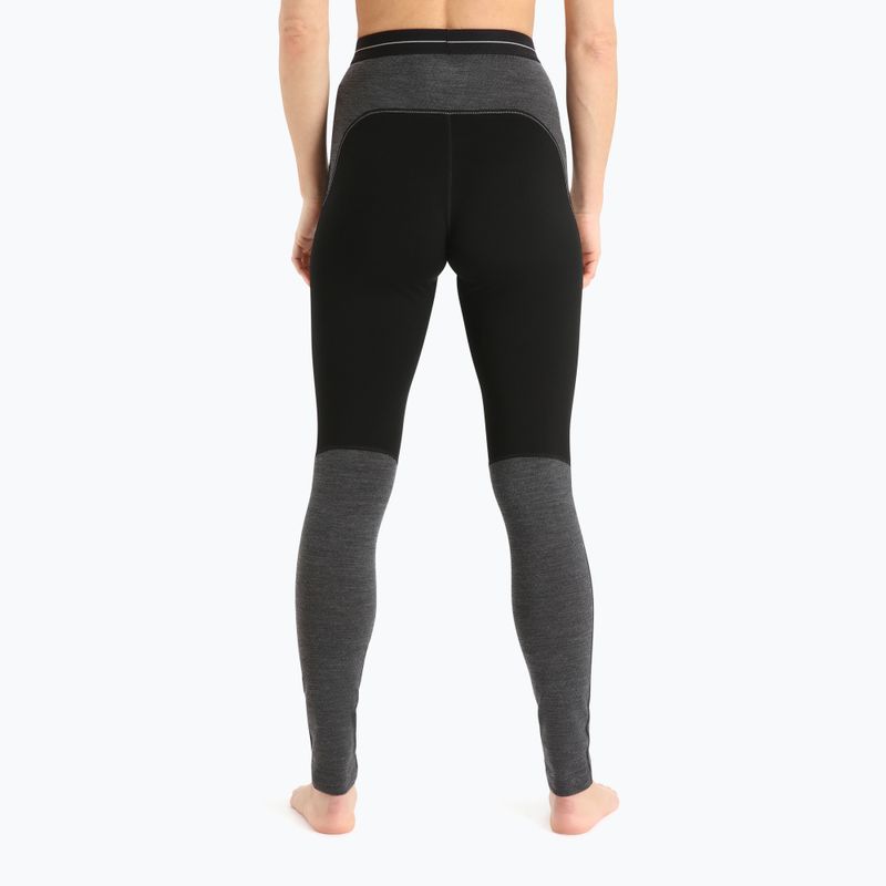 Dámské termokalhoty Icebreaker ZoneKnit 200 001 black/grey IB0A56HE0911 3