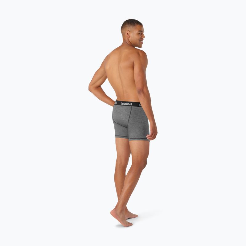 Pánské termoboxy Smartwool Brief Boxed medium gray heather 5