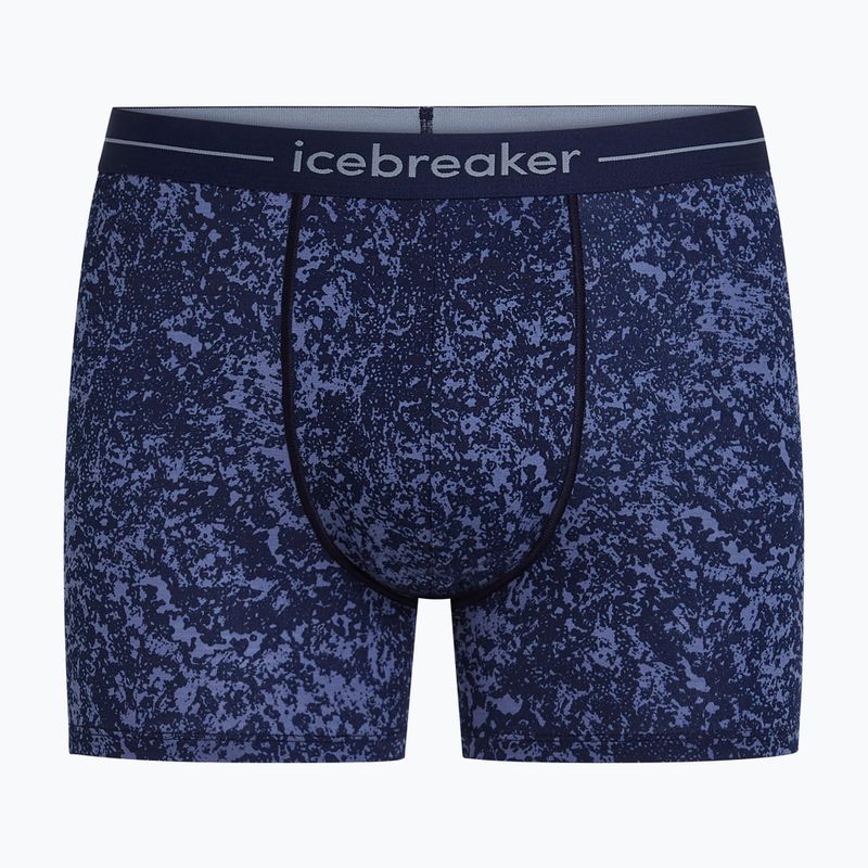 Pánské termo boxerky Icebreaker Merino 150 Anatomica Moss Bloom midnight navy/aop
