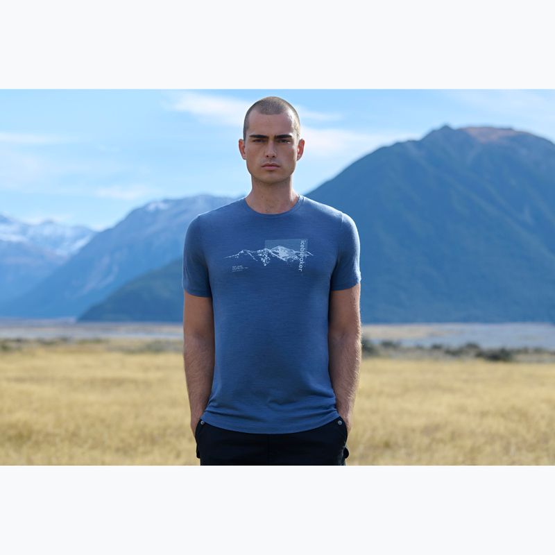 Pánské termo tričko Icebreaker Merino 150 Tech Lite Pure Altitude Dawn 8
