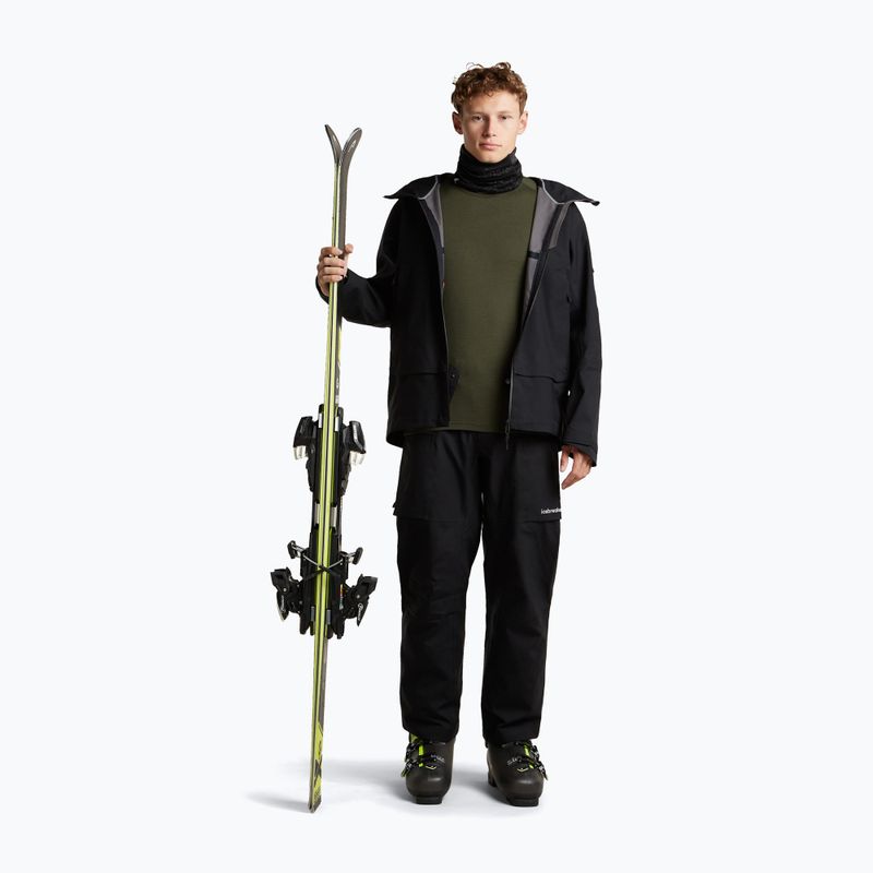 Pánská termo mikina Icebreaker 260 Tech Crewe Dark Loden 2