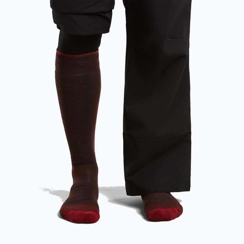 Pánské lyžařské ponožky icebreaker Merino Ski+ Medium OTC bittersweet/port/black 3