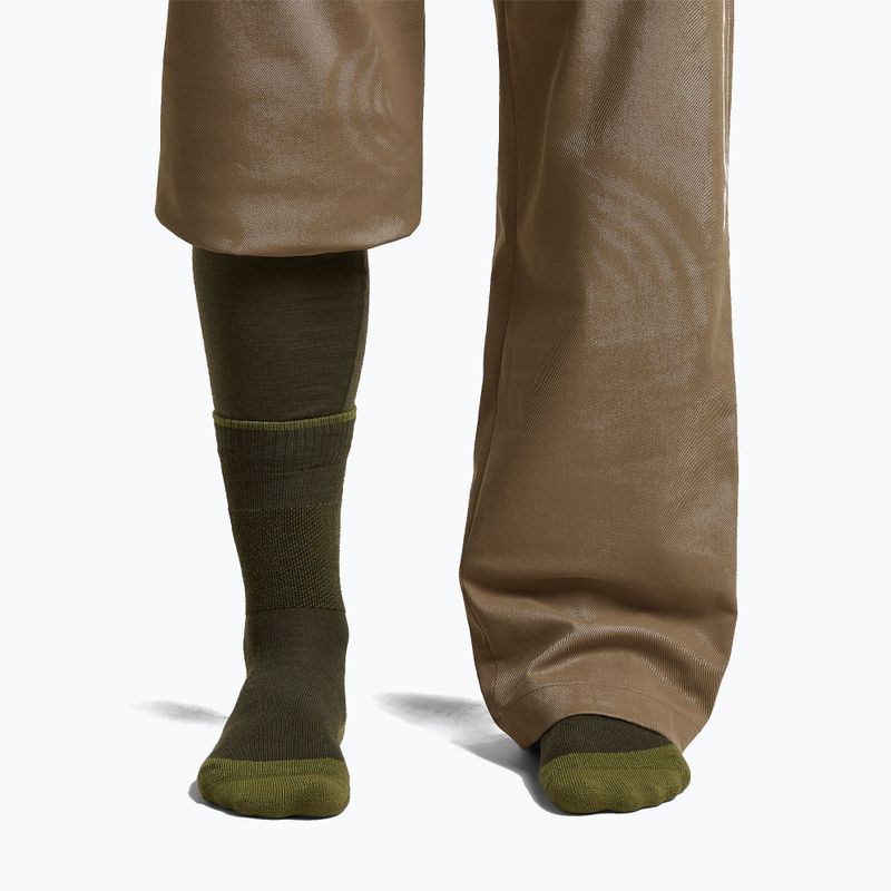 Pánské ponožky Icebreaker Merino Hike+ Medium Crew dark loden/sphagnum 3