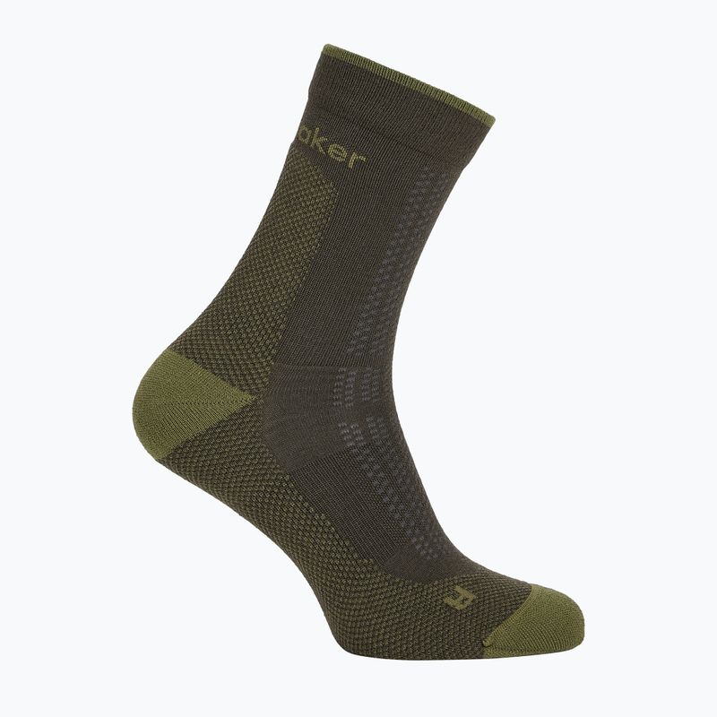 Pánské ponožky Icebreaker Merino Hike+ Ultralight Quarter dark loden/sphagnum 2