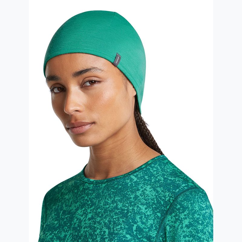 Čepice icebreaker Merino 200 Oasis Reversible Beanie tidal teal/fresh 12
