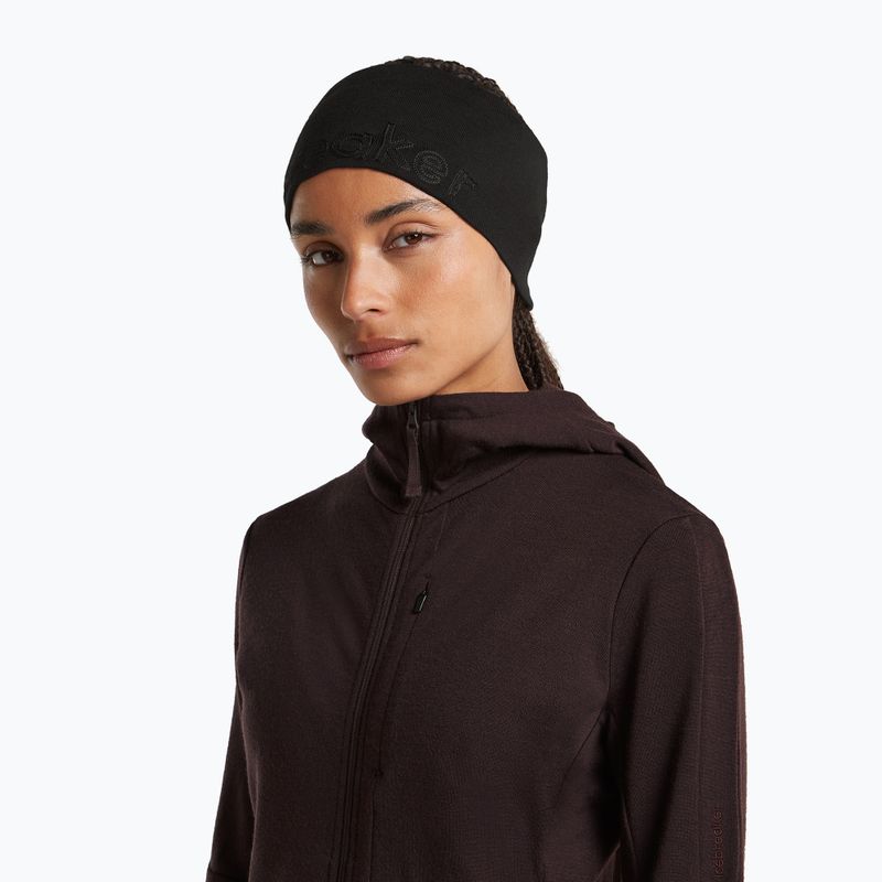 Čelenka icebreaker Merino 260 Tech black 7