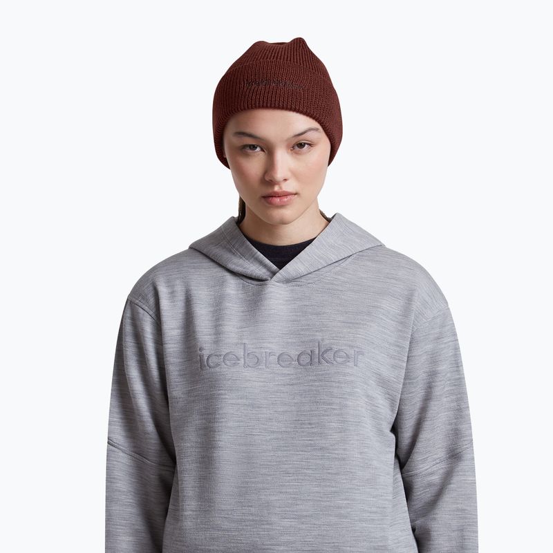 Zimní čepice icebreaker Merino All Day Toque Beanie port/bittersweet 5