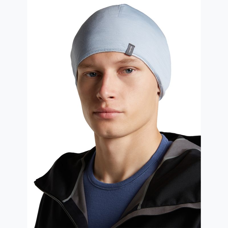 Čepice icebreaker Merino 260 Oasis Vertex Reversible Beanie Chillwave snow/zinc blue 6