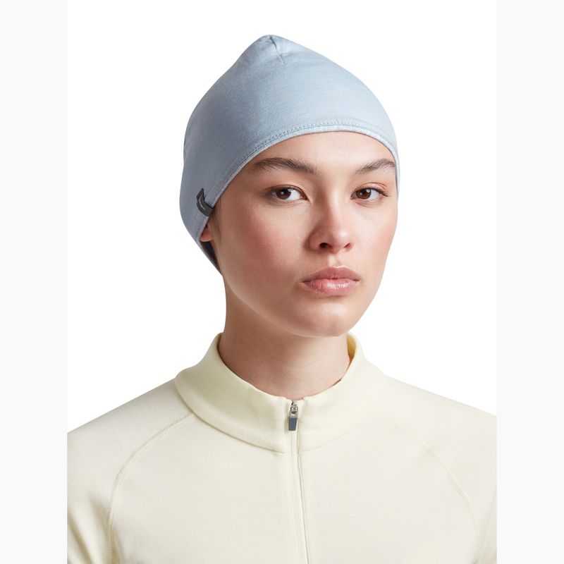 Čepice icebreaker Merino 260 Oasis Vertex Reversible Beanie Chillwave snow/zinc blue 10