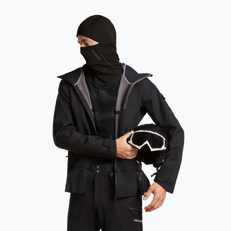 Nákrčník Icebreaker Merino 360 RealFleece Elemental Balaclava black 3