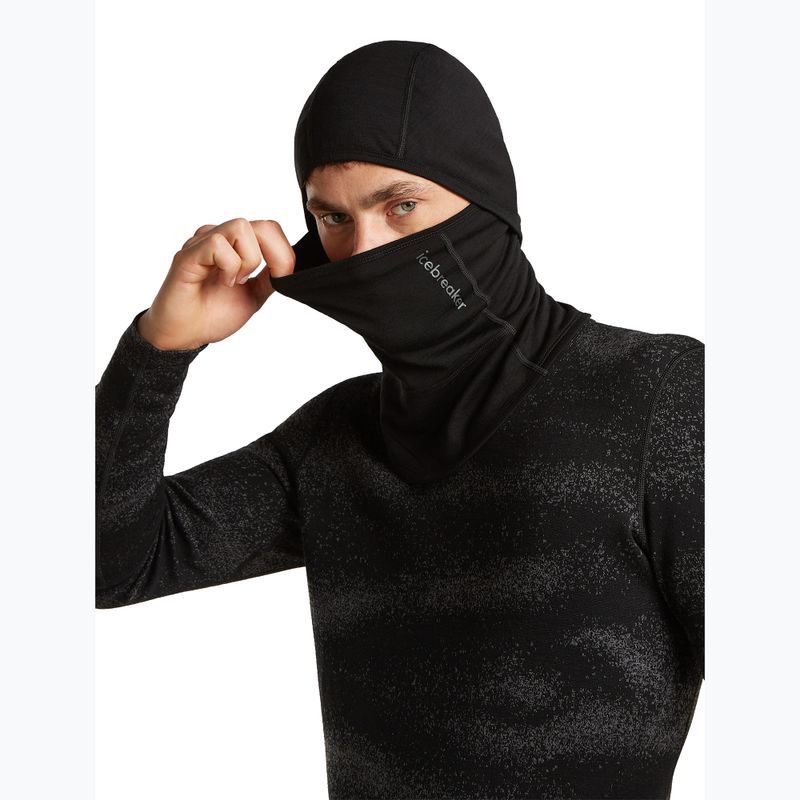 Nákrčník Icebreaker Merino 360 RealFleece Elemental Balaclava black 4