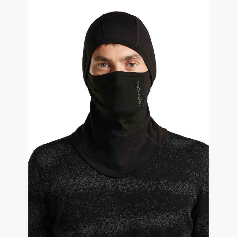 Nákrčník Icebreaker Merino 360 RealFleece Elemental Balaclava black 5