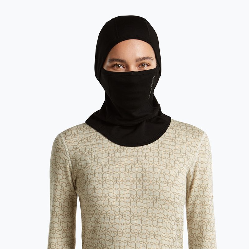 Nákrčník Icebreaker Merino 360 RealFleece Elemental Balaclava black 7