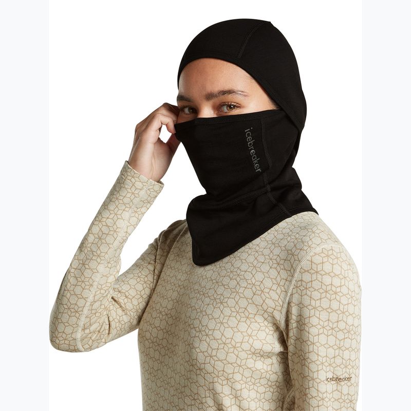 Nákrčník Icebreaker Merino 360 RealFleece Elemental Balaclava black 8