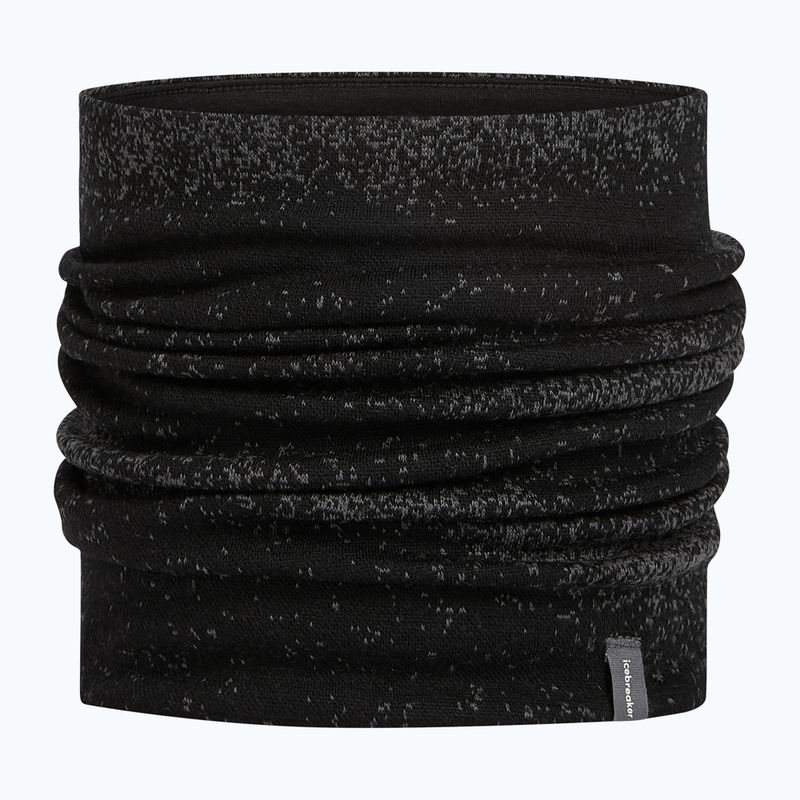 Nákrčník icebreaker Merino 260 Oasis Vertex Reversible Chute Chillwave black/obsidian
