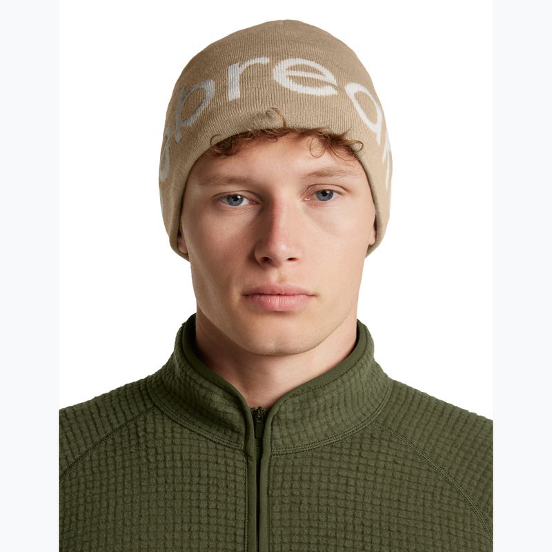 Zimní čepice icebreaker Merino Icebreaker Beanie cumin/ecru heather 3