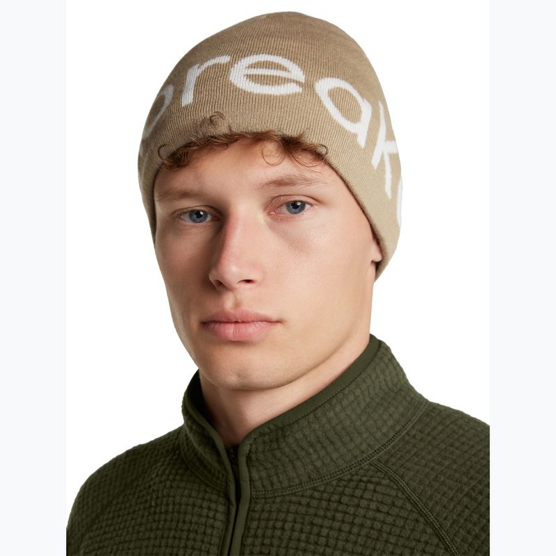 Zimní čepice icebreaker Merino Icebreaker Beanie cumin/ecru heather 4