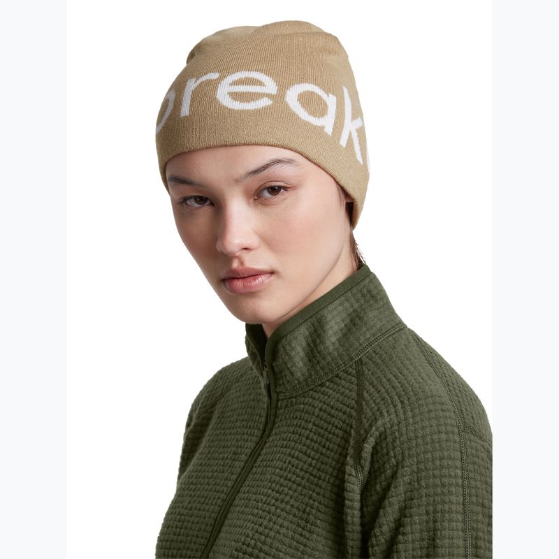 Zimní čepice icebreaker Merino Icebreaker Beanie cumin/ecru heather 7