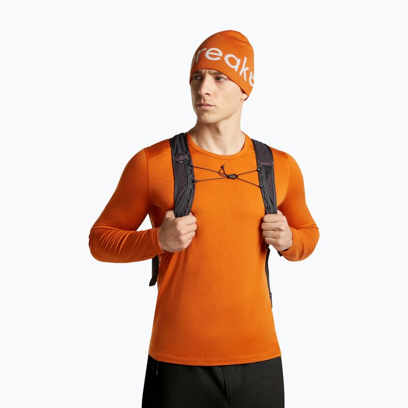 Zimní čepice icebreaker Merino Icebreaker Beanie spice/ecru heather 2
