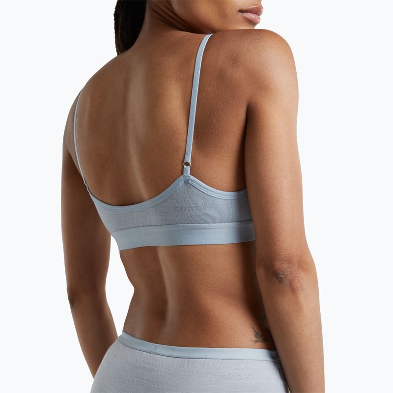 Termoaktivní sportovní podprsenka icebreaker Merino 150 Siren Bra Inserts zinc blue 6