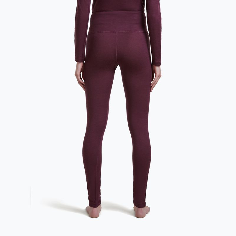 Dámské termo kalhoty Icebreaker Merino 200 Oasis High Rise Leggins dark berry 3