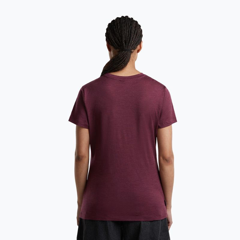 Dámské trekové tričko icebreaker Merino 150 Tech Lite III dark berry 3
