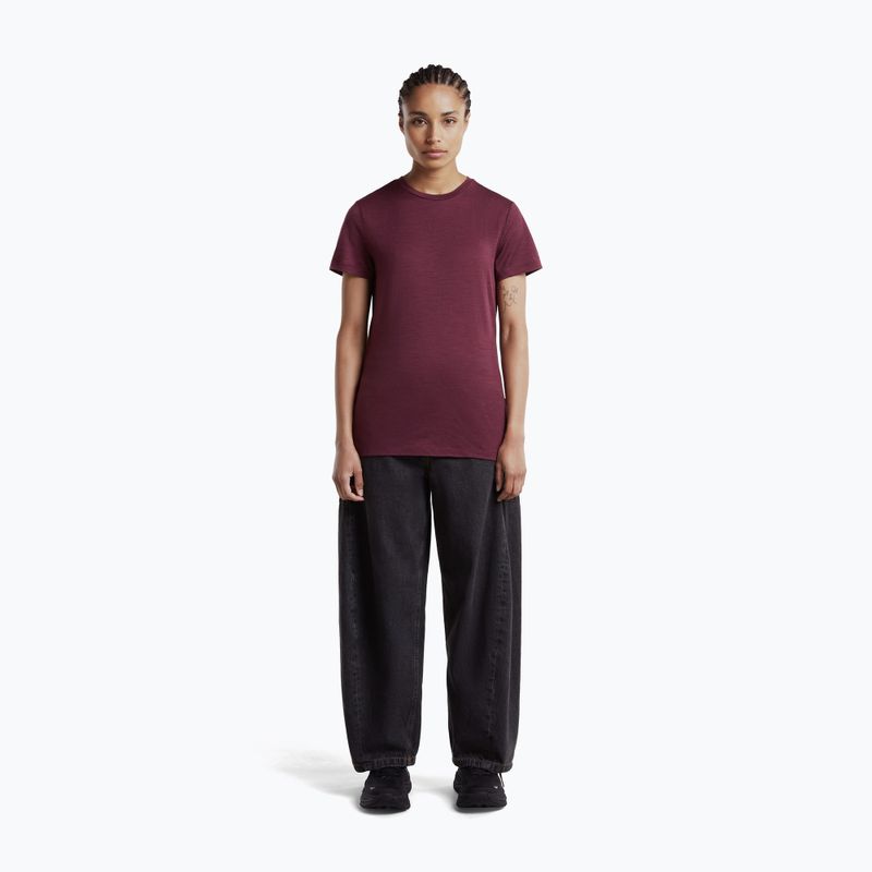 Dámské trekové tričko icebreaker Merino 150 Tech Lite III dark berry 4