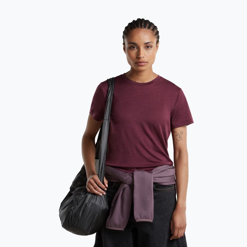 Dámské trekové tričko icebreaker Merino 150 Tech Lite III dark berry 5