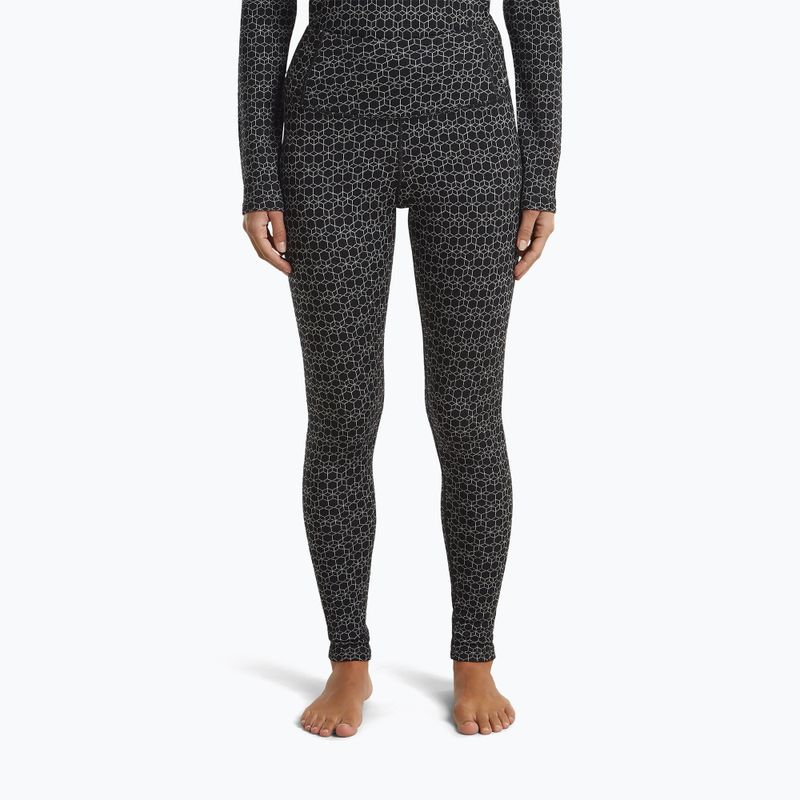 Dámské termo kalhoty icebreaker Merino 260 Tech Vertex High Rise black/snow