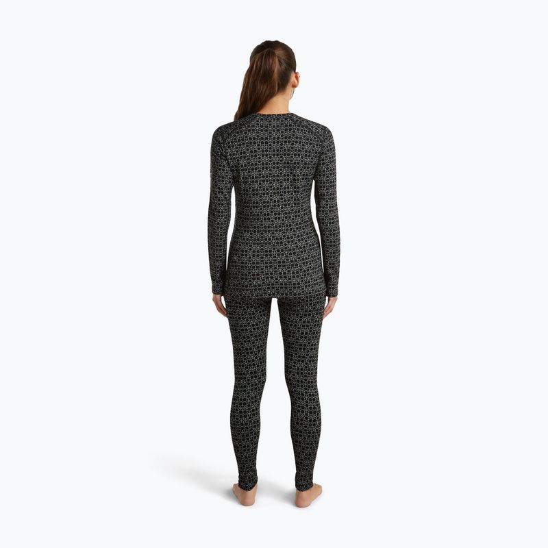 Dámská termo mikina Icebreaker Merino 260 Tech Vertex Crewe Black/Snow 4