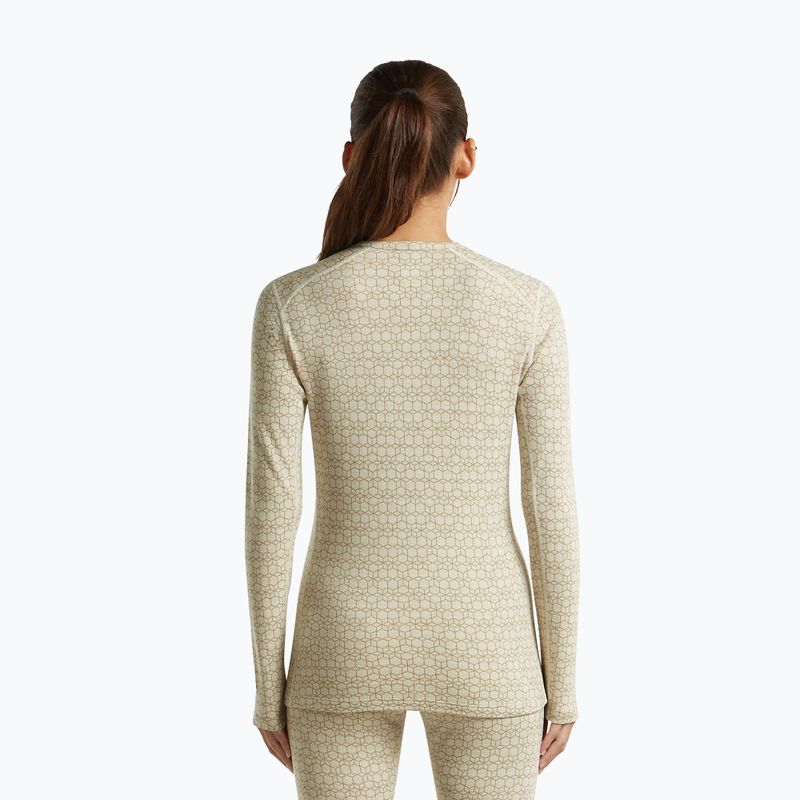 Dámská termo mikina Icebreaker Merino 260 Tech Vertex Crewe Undyed/Cumin 3