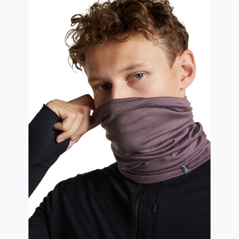 Multifunkční šátek icebreaker Flexi Chute grey plum 4
