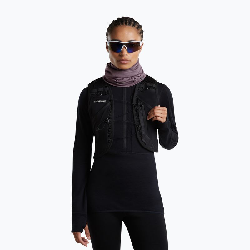 Multifunkční šátek icebreaker Flexi Chute grey plum 5