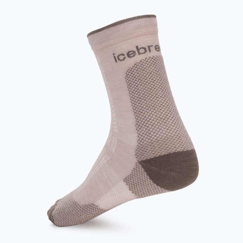 Dámské ponožky Icebreaker Merino Hike+ Ultralight Quarter pink quartz/porcini 2