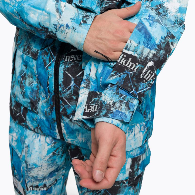 Pánská snowboardová bunda The North Face Printed Dragline blue NF0A7ZUF9C11 8