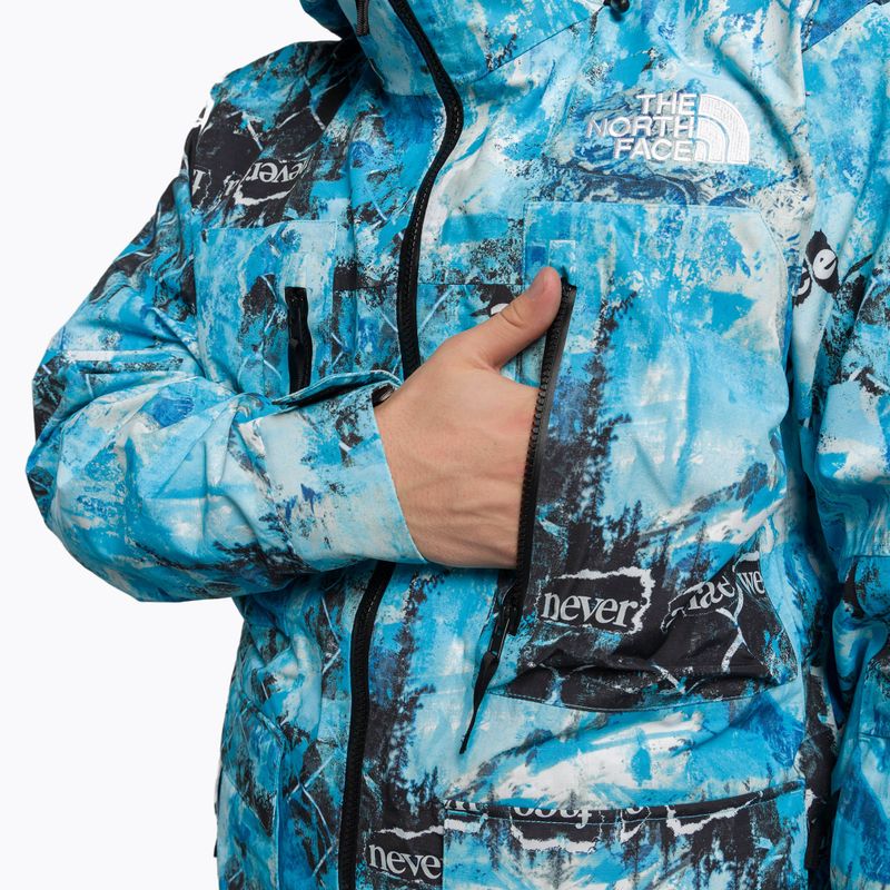 Pánská snowboardová bunda The North Face Printed Dragline blue NF0A7ZUF9C11 9