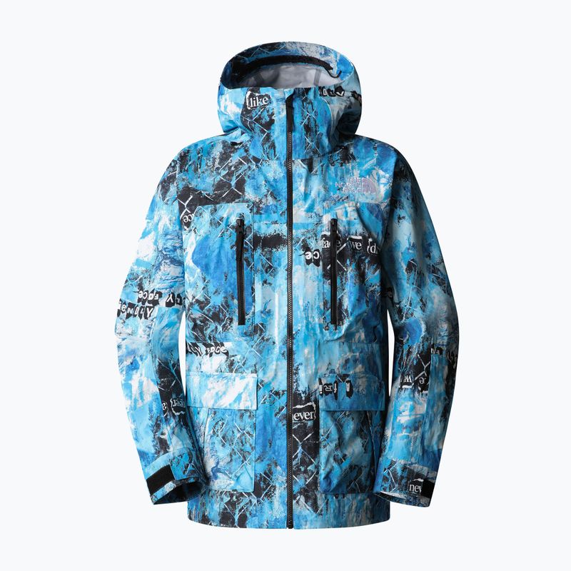 Pánská snowboardová bunda The North Face Printed Dragline blue NF0A7ZUF9C11 13