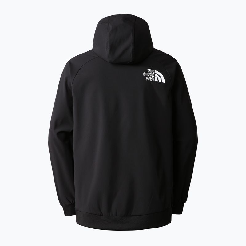 Pánská trekingová mikina The North Face Printed Tekno Hoodie black NF0A7ZUHKY41 11