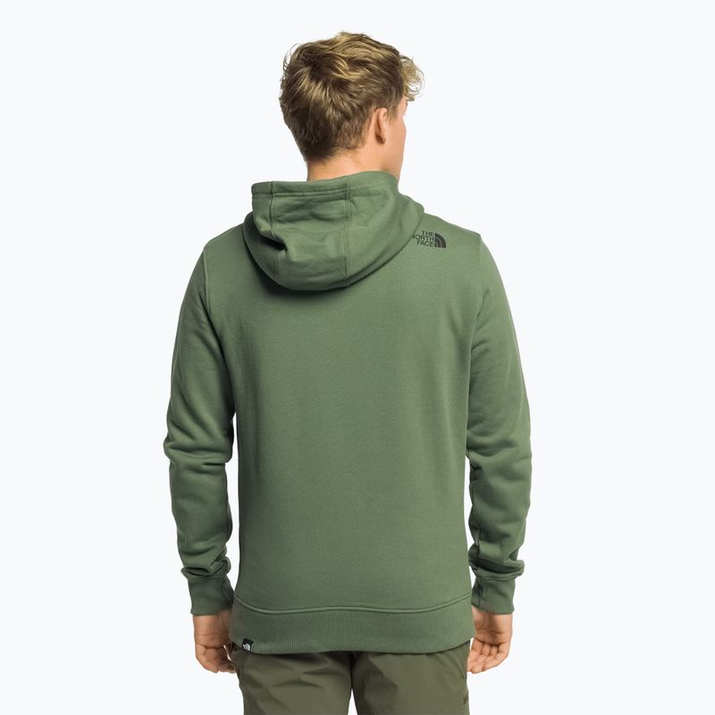 Pánská treková mikina The North Face Simple Dome Hoodie zelená NF0A7X1JNYC1 4