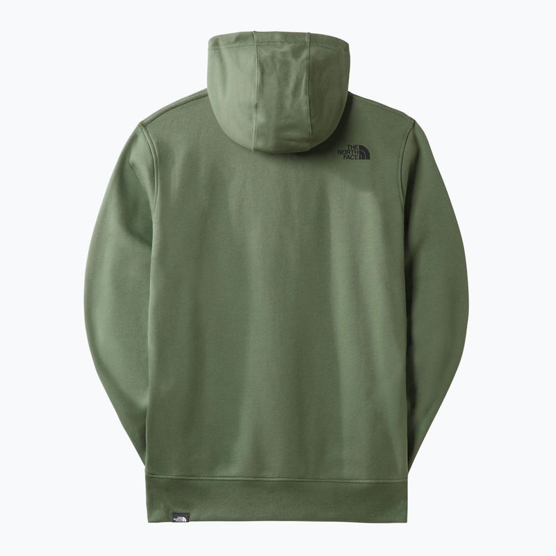 Pánská treková mikina The North Face Simple Dome Hoodie zelená NF0A7X1JNYC1 10