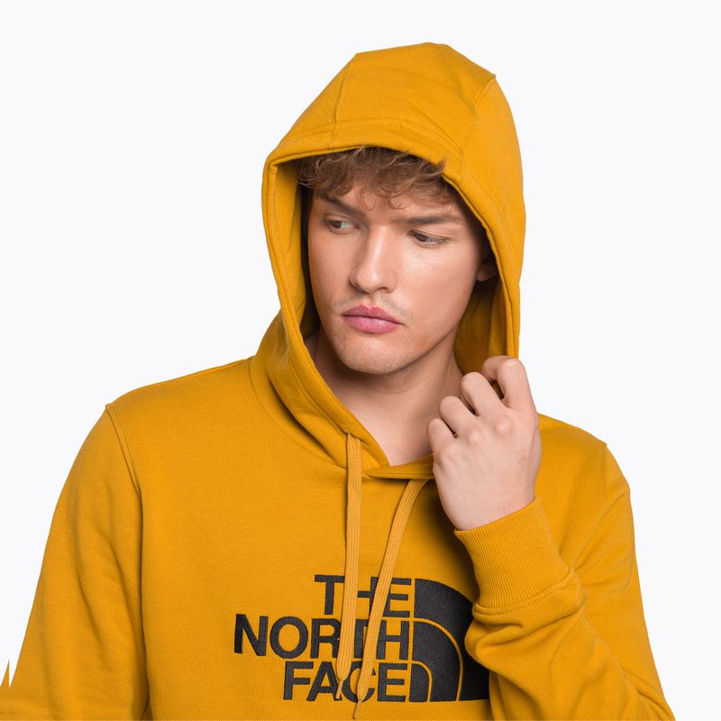 Pánská treková mikina The North Face Drew Peak Pullover Hoodie žlutá NF00AHJY76S1 5