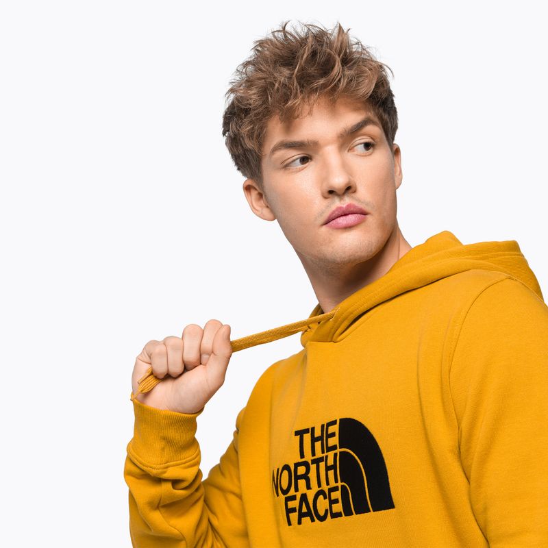 Pánská treková mikina The North Face Drew Peak Pullover Hoodie žlutá NF00AHJY76S1 6